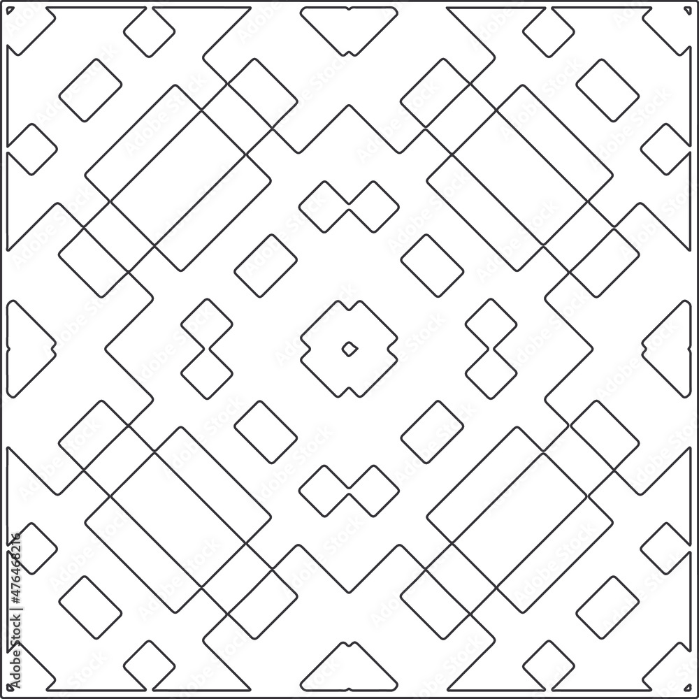 Vector geometric pattern. Repeating elements stylish background abstract ornament for wallpapers and backgrounds. Black and white pattern. Vector geometric pattern. Repeating elements stylish background abstract ornament for wallpapers and backgrounds. Black and white pattern.