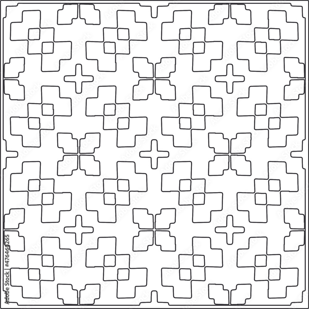 Vector geometric pattern. Repeating elements stylish background abstract ornament for wallpapers and backgrounds. Black and white pattern. Vector geometric pattern. Repeating elements stylish background abstract ornament for wallpapers and backgrounds. Black and white pattern.