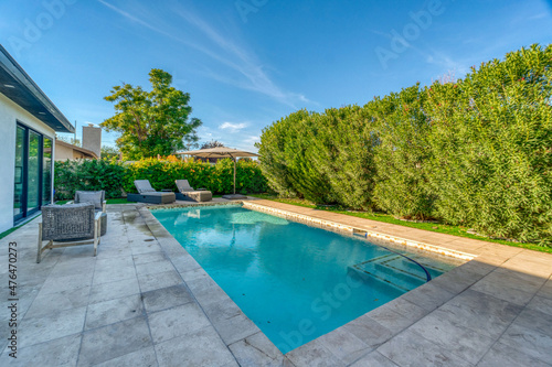Luxury back yard pool  © Allison