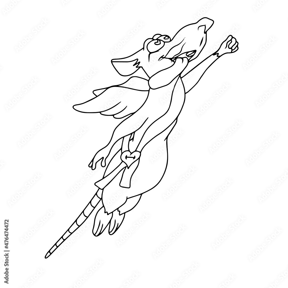 Fototapeta premium Vector children's design ,for a postcard banner sticker.Funny 