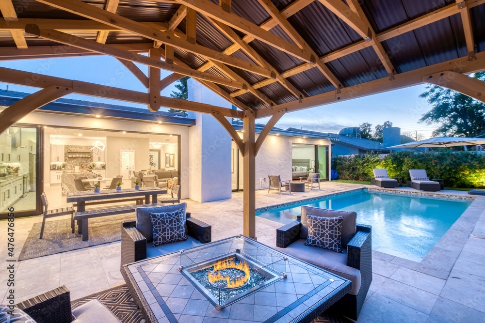 Obraz premium Outdoor eating area
