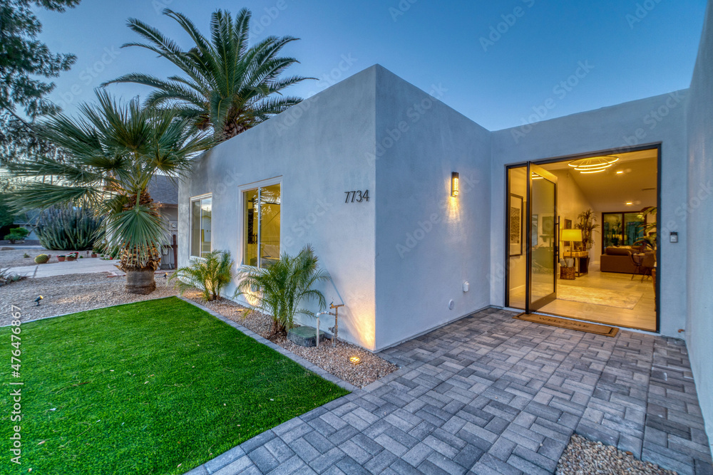 Entrance to a luxury home