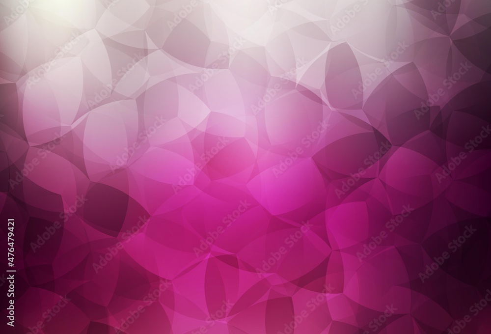 Dark Pink vector abstract polygonal pattern. Dark Pink vector abstract polygonal pattern.