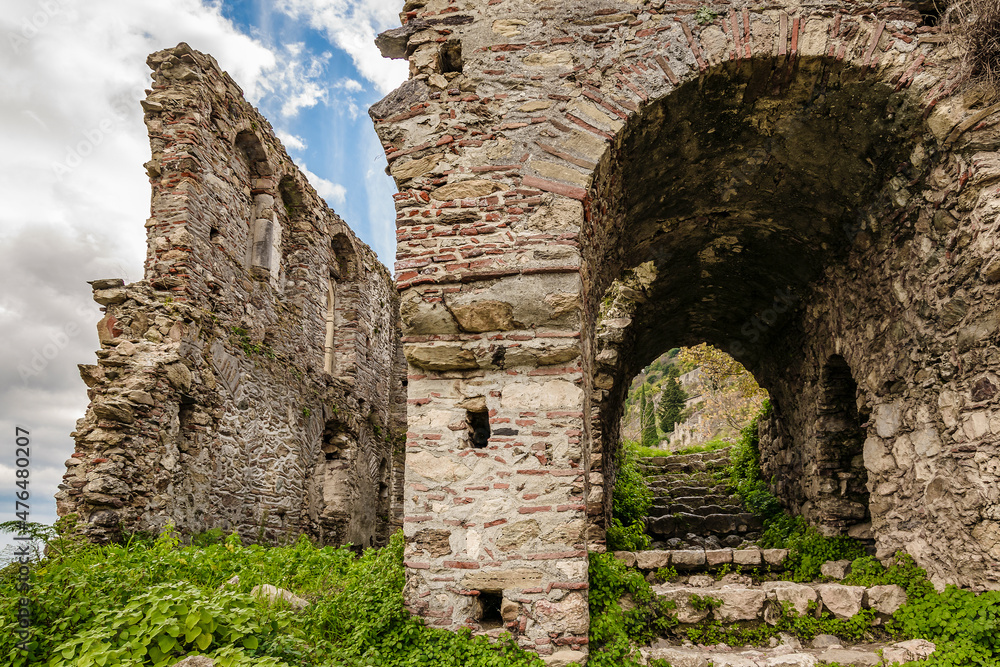 Mystras Ruins, Peloponnese, Greece Mystras Ruins, Peloponnese, Greece