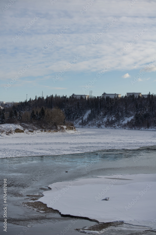 North Saskatchewan River in the Winter