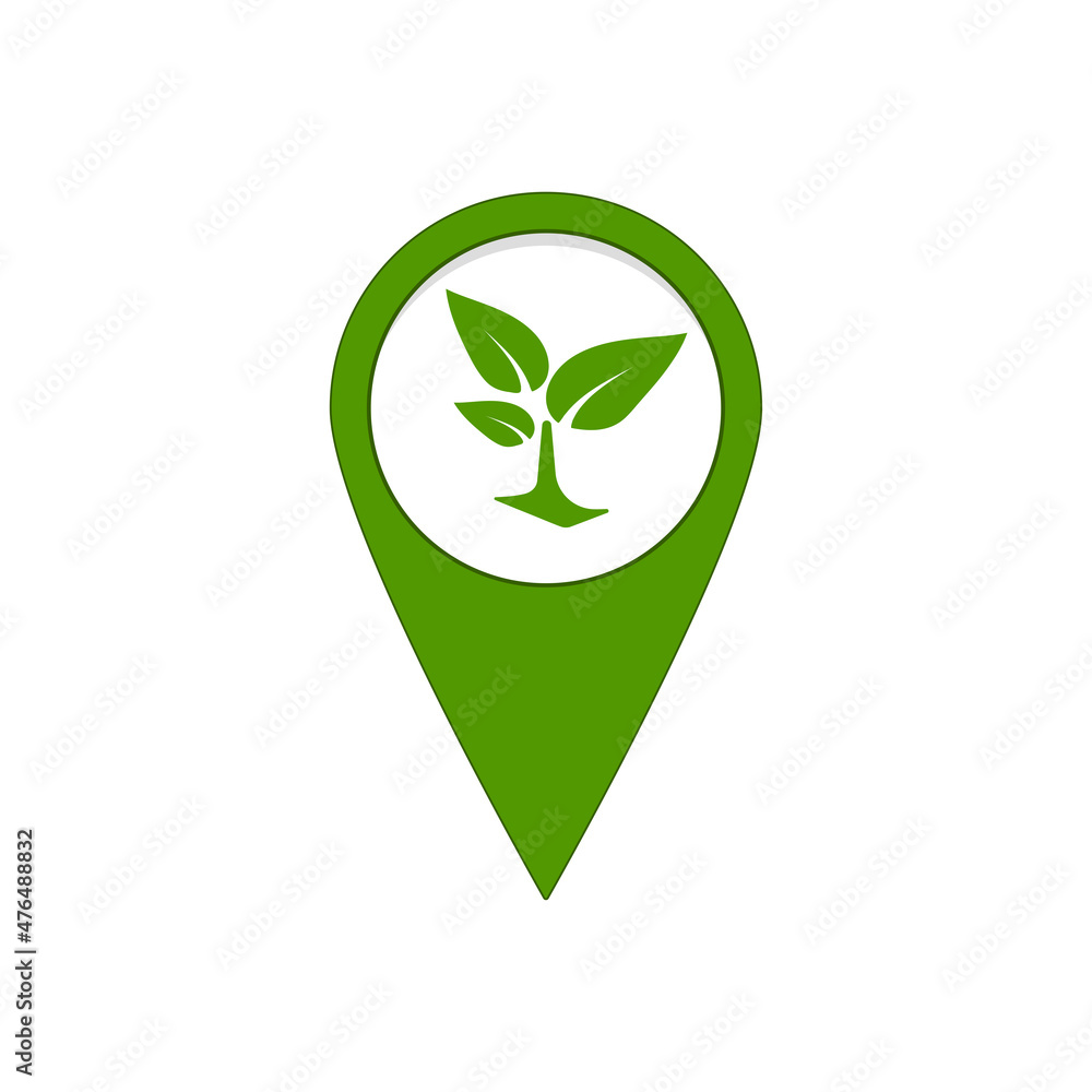 Dark Green Ribbon Sticker Icon.vector data, SVG(VECTOR):Public Domain, ICON PARK