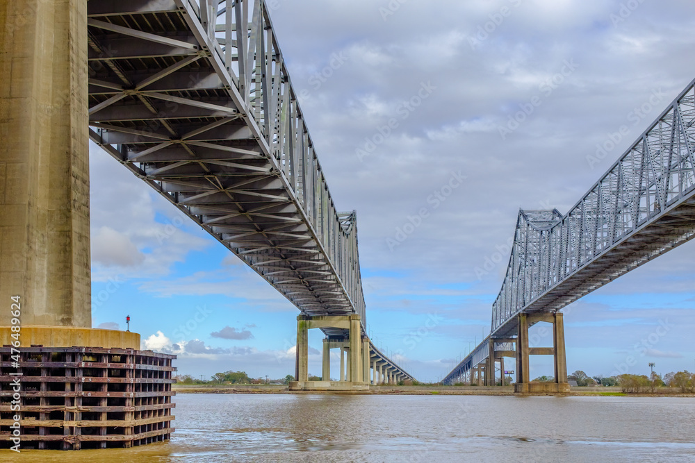 Crescent City Connection Bridge over the Mississippi River Crescent City Connection Bridge over the Mississippi River