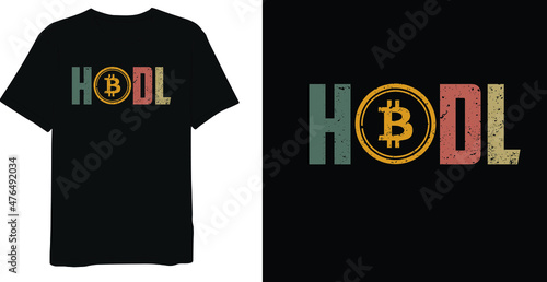 Bitcoin T-shirt Print