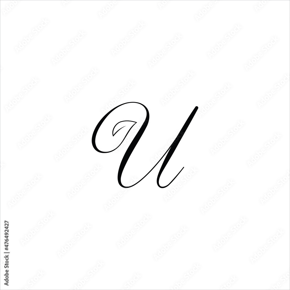 letter m logo vector leaf template line letter m logo vector leaf template line