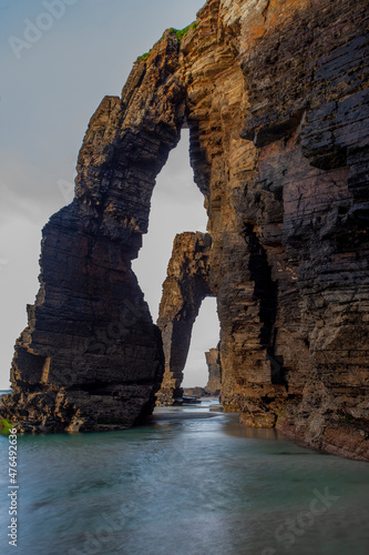 The Cathedral beach, Ribadeo Lugo, Spain