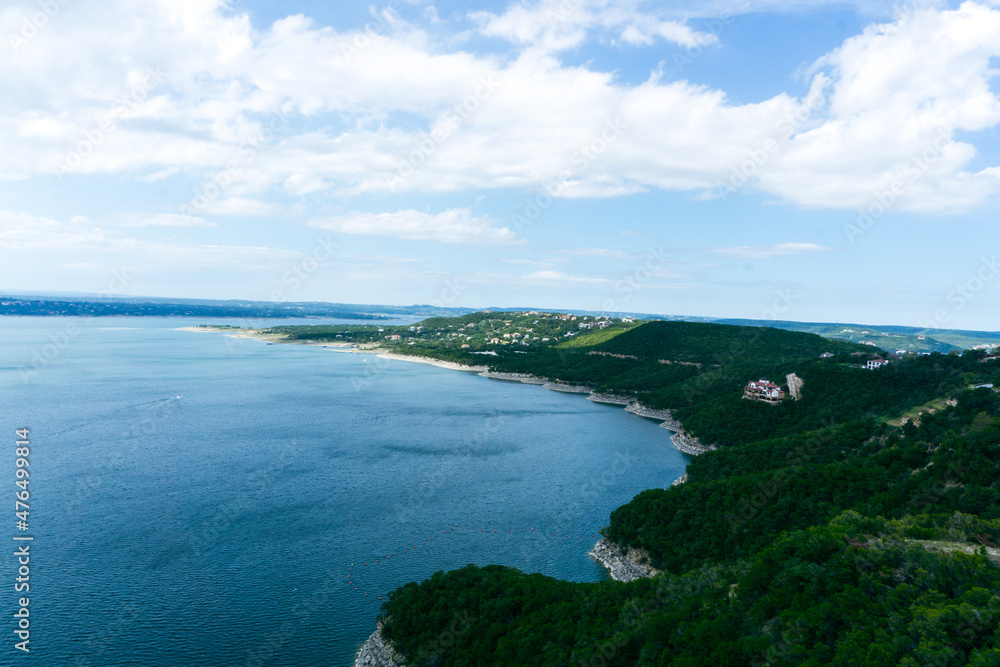 view of a island