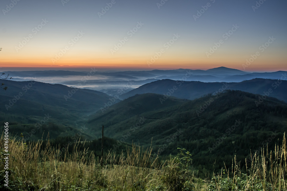 Obraz premium Kolory nieba w górach