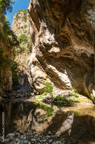 Canyon and river forming the so called Stretta di Longi, Galati Mamertino photo