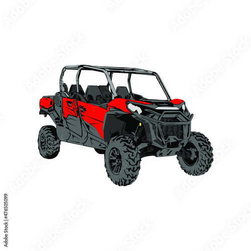 Illustration Vector Graphic of Buggy Car 