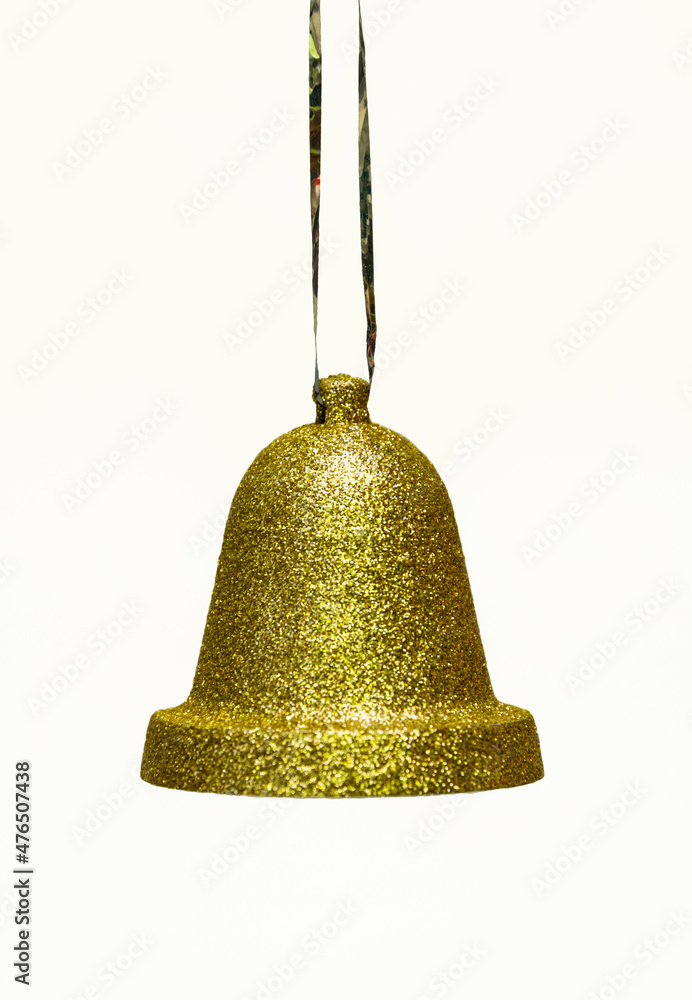 Golden bells, Christmas traditional decoration Golden bells, Christmas traditional decoration