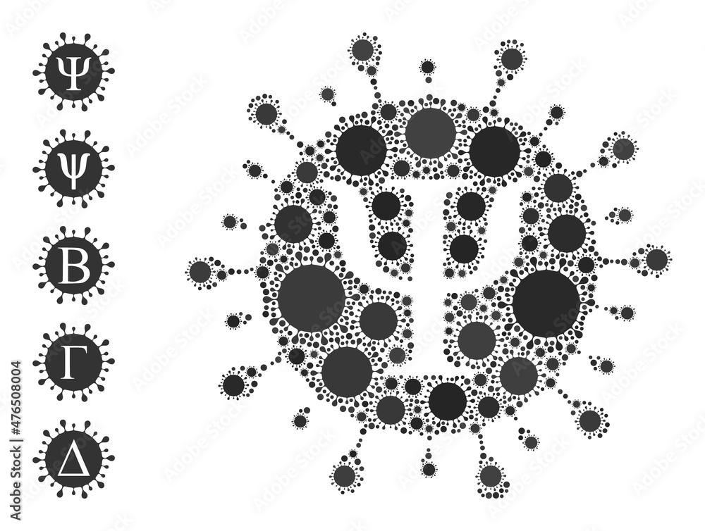 Psi covid virus mosaic icon. Vector mosaic is designed from randomized bacilla icons. Bacilla collage Psi covid virus icon and more icons. Psi covid virus collage for epidemic templates. Psi covid virus mosaic icon. Vector mosaic is designed from randomized bacilla icons. Bacilla collage Psi covid virus icon and more icons. Psi covid virus collage for epidemic templates.