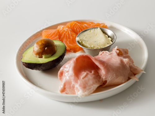 Meals with unsaturated fats and proper nutrition