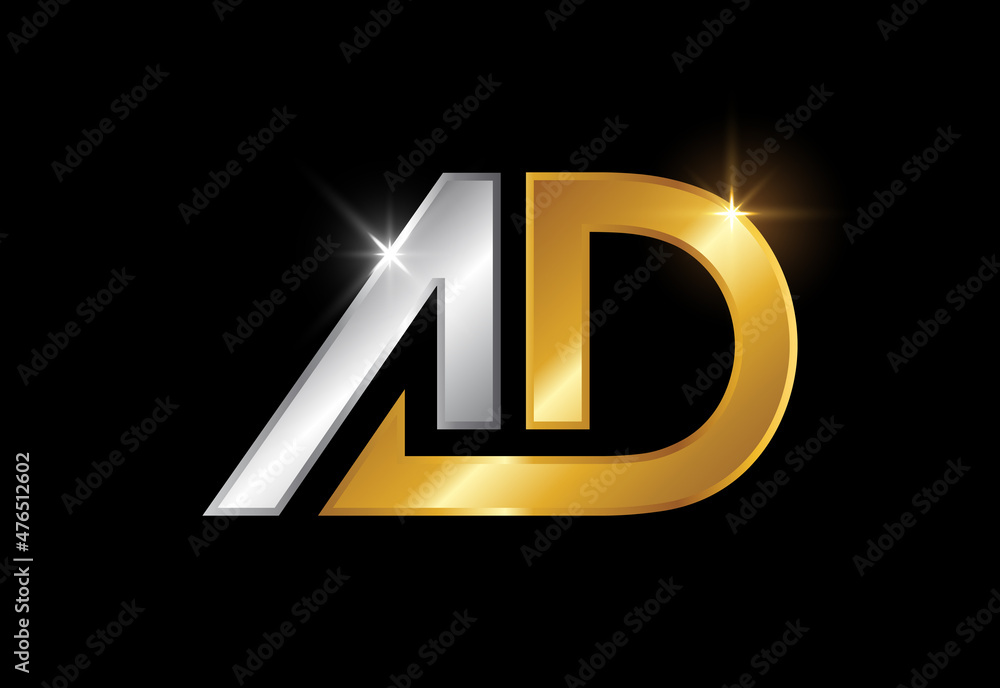 Initial Letter A D Logo Design Vector. Graphic Alphabet Symbol For Corporate Business Identity Initial Letter A D Logo Design Vector. Graphic Alphabet Symbol For Corporate Business Identity