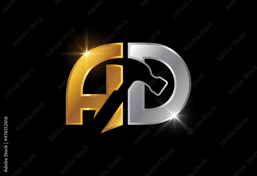 Initial Letter A D Logo Design Vector. Graphic Alphabet Symbol For Corporate Business Identity Initial Letter A D Logo Design Vector. Graphic Alphabet Symbol For Corporate Business Identity