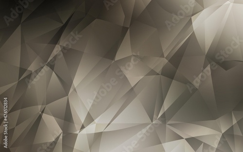 Light Gray vector polygon abstract layout.