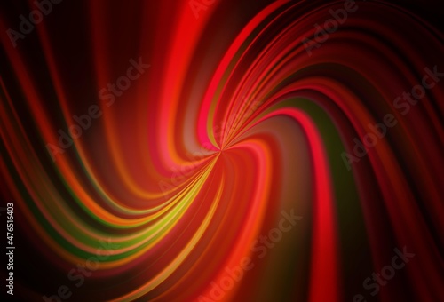 Dark Orange vector blurred background.