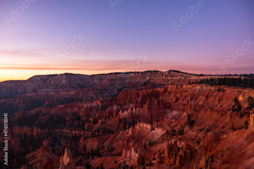 Bryce Canyon National Park in the Morning hiking