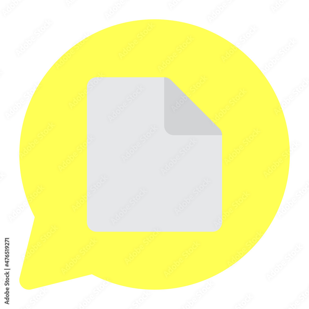 chat file icon illustration chat file icon illustration
