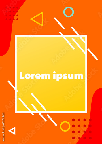 Modern abstract background in fun tones. space for text. Vector background design for posters and banners