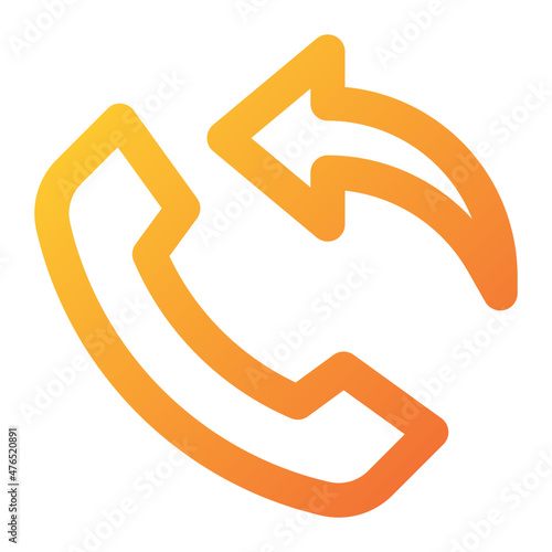 call back icon illustration