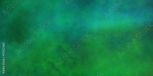 Green watercolor ombre leaks and splashes texture on white watercolor paper background. natural organic shapes and design. grunge green interior vector background stone texture. illustration digital.