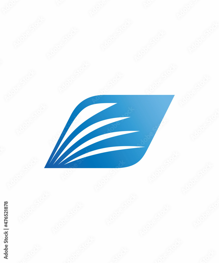 Aviation logo Flying triangle logo. modern clean and professional character.