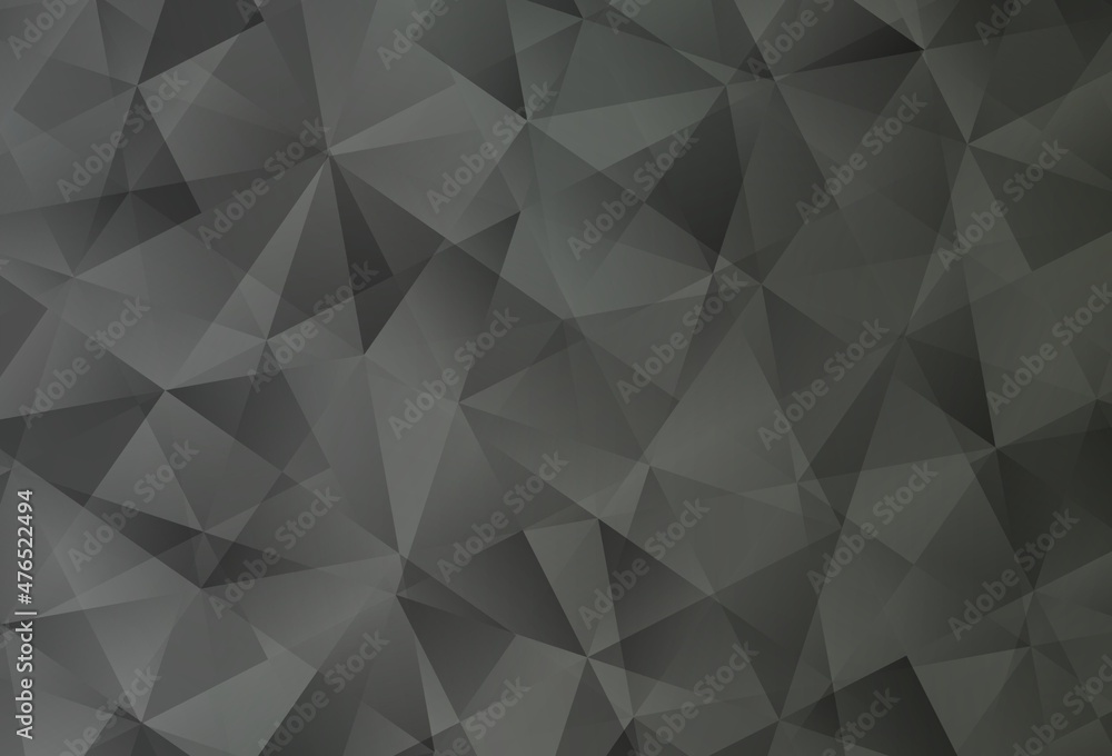 Light Gray vector abstract polygonal template. Light Gray vector abstract polygonal template.