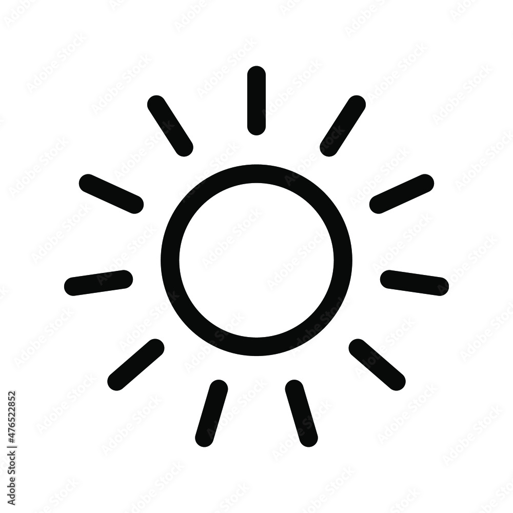 Sun icon, vector flat style, summer style. vector illustration Sun icon, vector flat style, summer style. vector illustration
