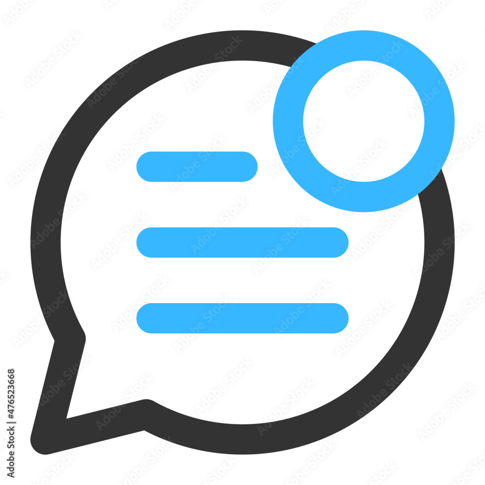chat notification icon illustration chat notification icon illustration
