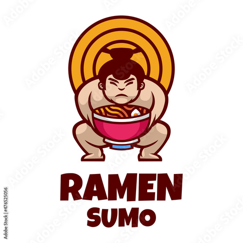 Illustration vector graphic of Food Sumo, good for logo design