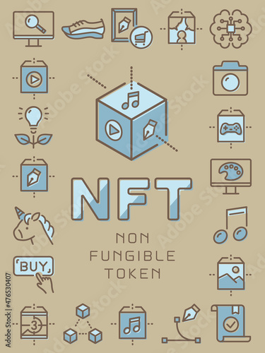 NFT　アイコンのフレーム
