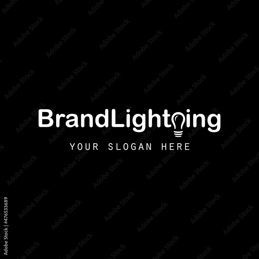 brand lighting illustration logo design brand lighting illustration logo design
