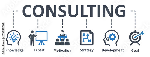 consulting icon - vector illustration . coaching, training, education, adviser, motivation, consult, expert, infographic, template, presentation, concept, banner, pictogram, icon set, icons .