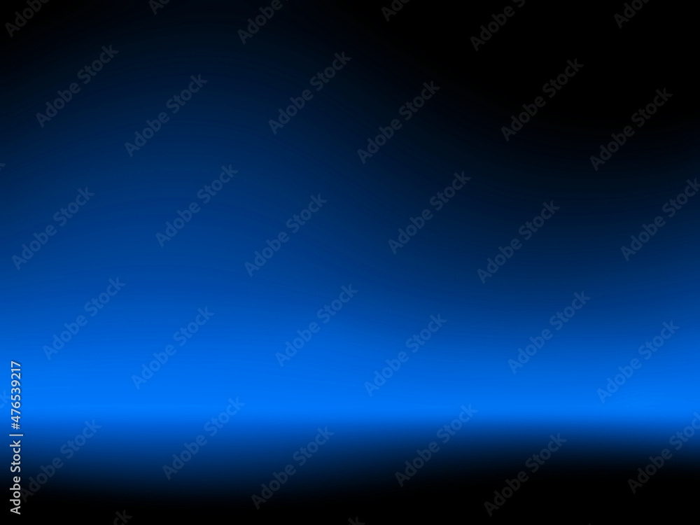 Black and blue background. Abstract blue background for web design templates, christmas, valentine, product studio room and business report with smooth gradient color.