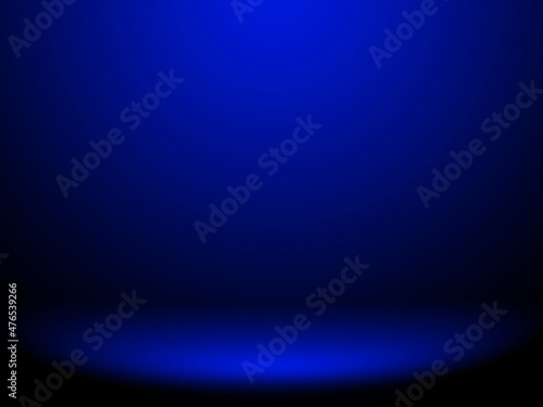 Black and blue background. Abstract blue background for web design templates, christmas, valentine, product studio room and business report with smooth gradient color.