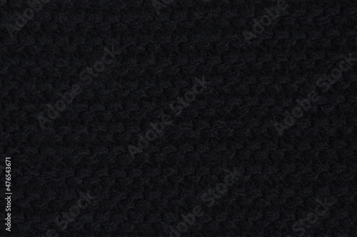 black knitted fabric, wool texture