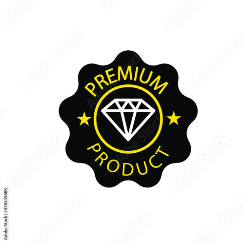 Fototapeta Naklejka Na Ścianę i Meble -  premium badge label product stamp vector