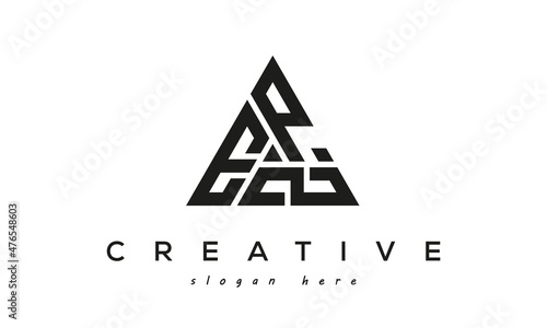 EPZ creative tringle letters logo design photo