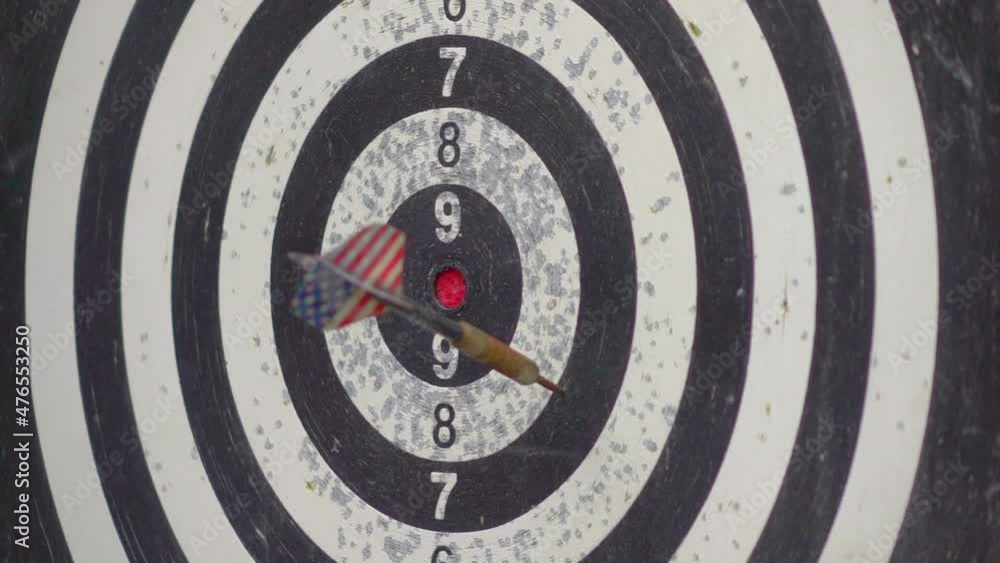 Playing darts in slow motion 250fps Playing darts in slow motion 250fps