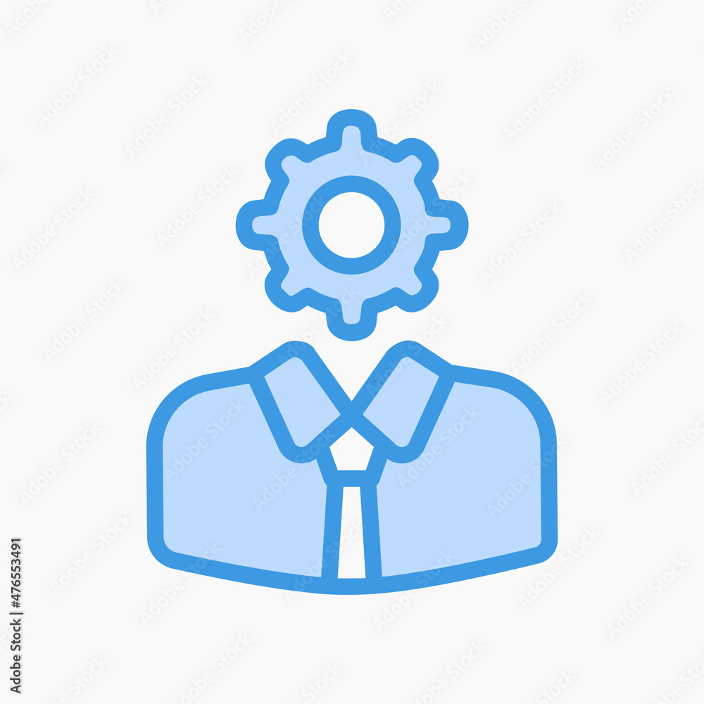 Seo specialist icon in blue style about marketing and seo, use for website mobile app presentation Seo specialist icon in blue style about marketing and seo, use for website mobile app presentation