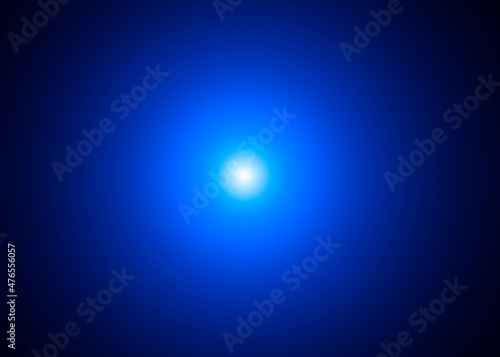 Abstract blue background. Deep dark blue sea or ocean background, a view from the depths to the surface