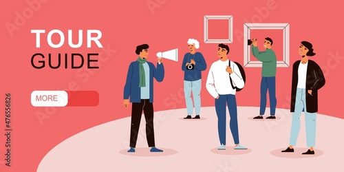 Tour Guide Horizontal Banner