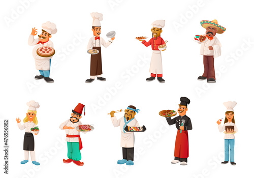 Chef Cartoon Set