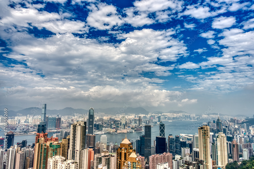 Hong Kong cityscape, HDR Image