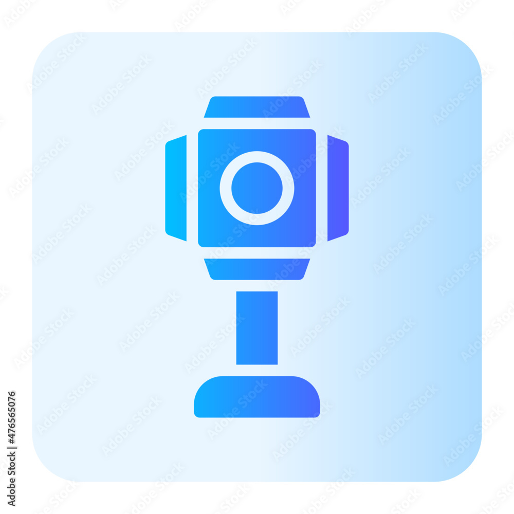 Fototapeta premium cinema gradient icon